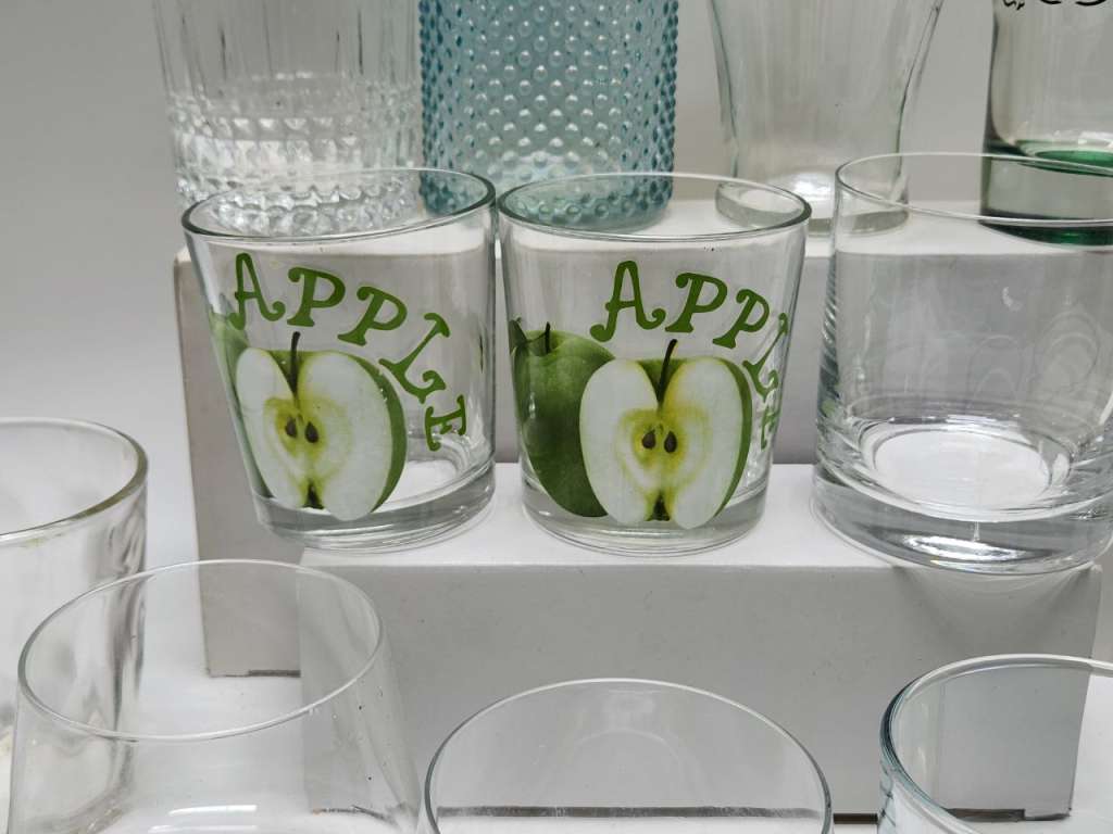 Стаканы 13 штук разные 