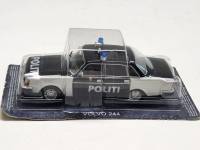 Полицейские машины мира модель Volvo 244 в коробке-блистере без журнал