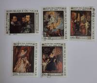 -- Набор марок Республика Нигер 5 шт.  Гашёные , III Θ