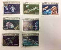 --  Набор марок Камбоджа 7 шт.  Гашёные , III Θ