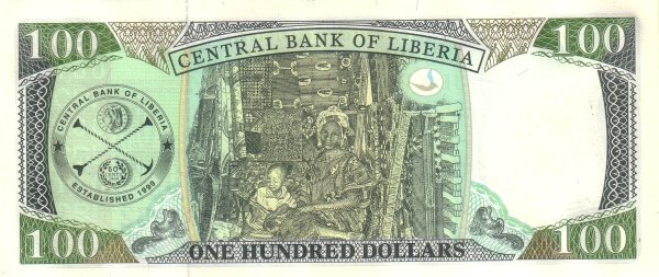 Банкнота Либерия 2008 год 100 долларов Уильям Ричард Толберт   UNC