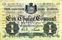 (№1854P-S791) Банкнота Германия 1854 год "1 Thaler"