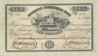 (№1842P-S122a) Банкнота Маврикий 1842 год "10 Dollars"