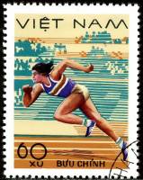 (1978-023a) Марка Вьетнам "Бег"  Без перфорации  Легкая атлетика III Θ