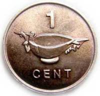 (№1977km1) Монета Соломоновы Острова 1977 год 1 Cent