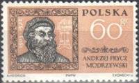 (1961-019) Марка Польша "А. Фрич-Моджевский"   Личности III O