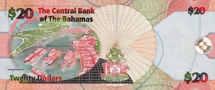  Банкнота Багамские острова 2006 год 20     UNC