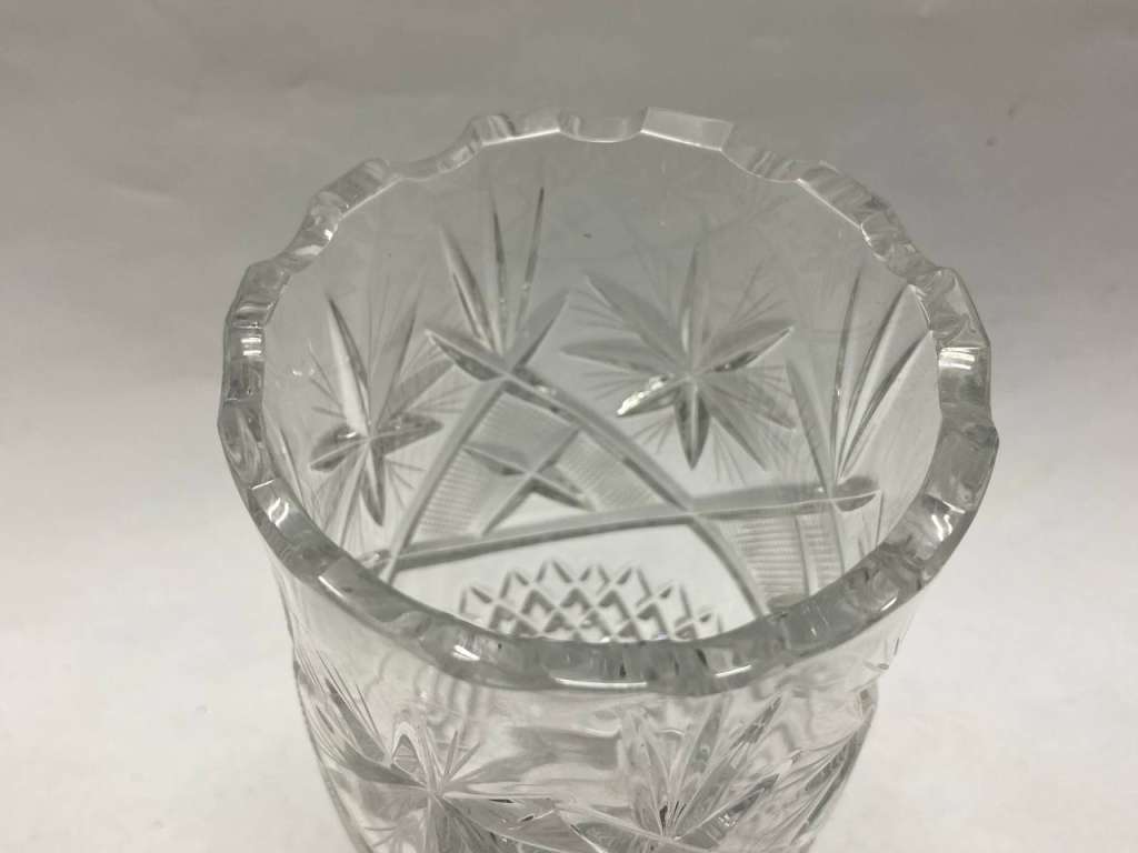 Ваза хрусталь СССР высота 21 см