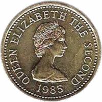(№1985km65) Монета Джерси 1985 год 1 Pound (Приход Святого Лаврентия)