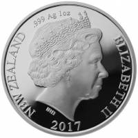 (№2017) Монета Новая Зеландия 2017 год 1 Dollar (Британского усилителя)