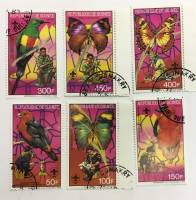 --  Набор марок Гвинея 6 шт.  Гашёные , III Θ