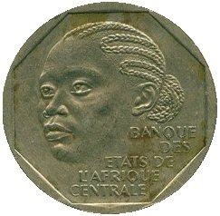 () Монета Центральная Африка 1998 год 500 франков КФА &quot;&quot;  Медь-Никель  UNC