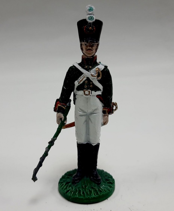 Оловянный солдатик &quot;Бомбардир пешей артиллерии, 1803-1807 г.&quot;