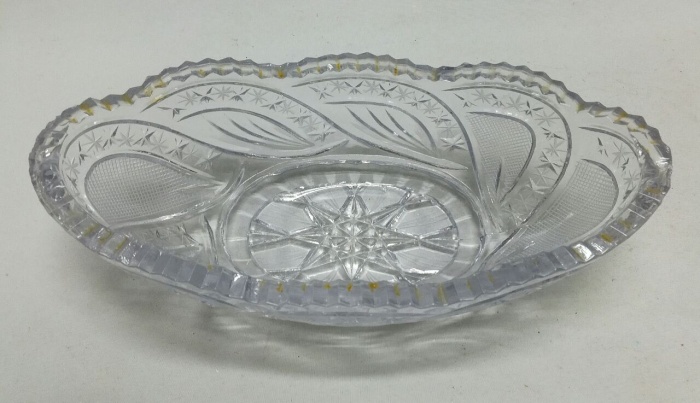 Салатник ладья, СССР (есть сколы)