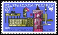(1969-048) Марка Германия (ГДР) "Берлин"    Борьба за мир II Θ