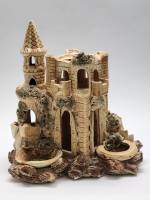 Декор для аквариума Замок грот высота 25 см