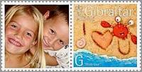 (№2007-1226) Лист марок Гибралтар 2007 год "С любовью", Гашеный