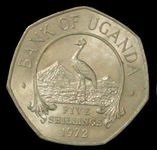 (№1972km18) Монета Уганда 1972 год 5 Shillings