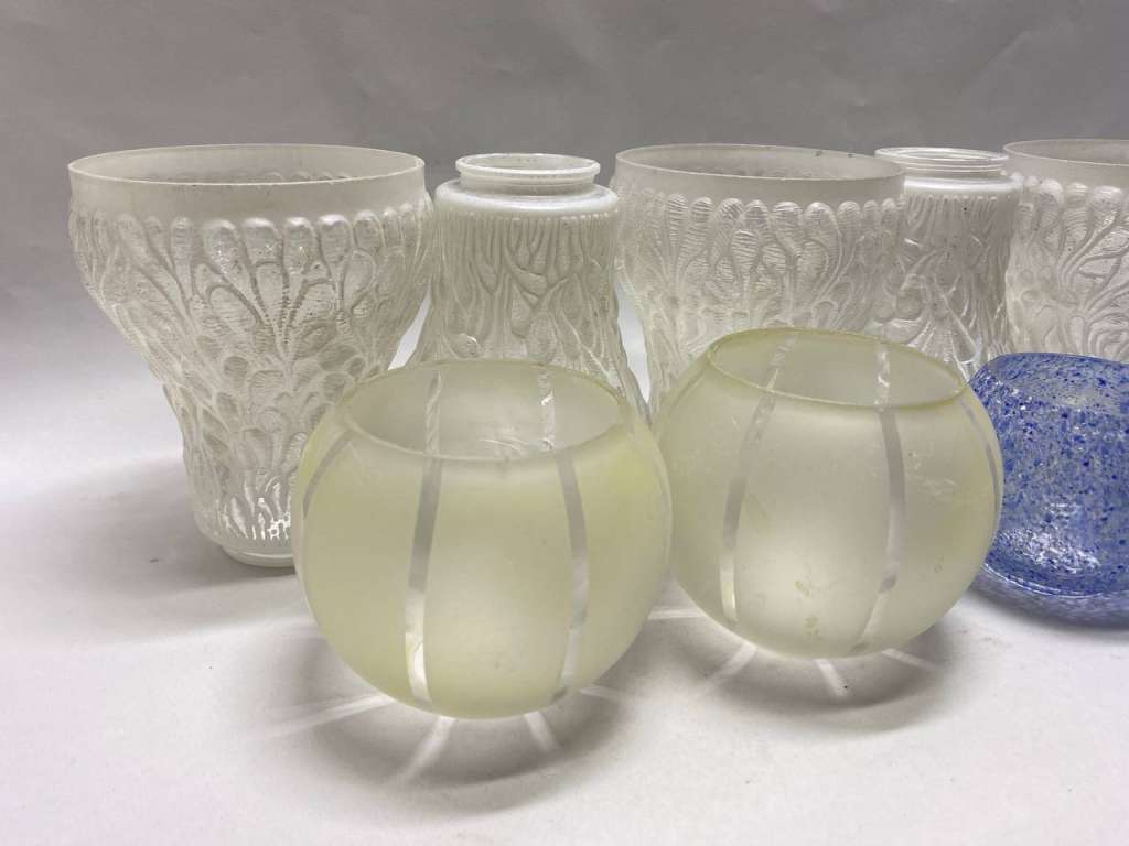 Плафоны для люстры 9 шт, три вида