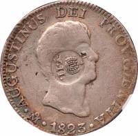 (№1840km127) Монета Филиппины 1840 год 8 Reales