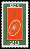 (1969-061) Марка Германия (ГДР) "Велоспорт"    Чемпионаты мира II Θ