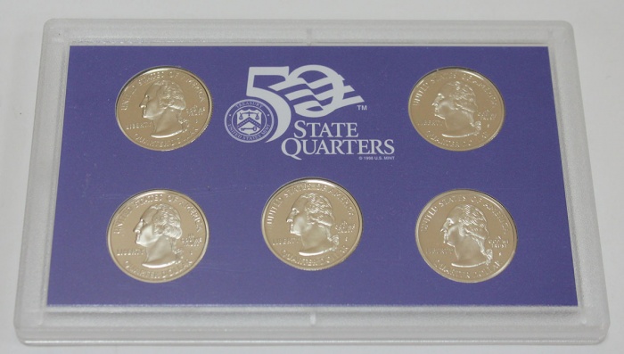 (2003s, 5 м., Штаты) Набор США 2003 год  Годовой набор  PROOF