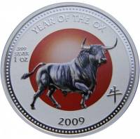 () Монета Остров Питкерн 2009 год 2  ""   Биметалл (Серебро - Ниобиум)  UNC