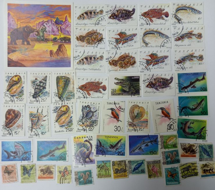 (Смесь годов--) Набор марок Танзания &quot;50 штук&quot;  Гашёные  , III Θ