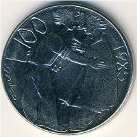 () Монета Сан-Марино 1985 год 100  ""   Никель  UNC