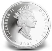 () Монета Канада 2001 год 20 долларов ""   PROOF