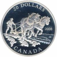 () Монета Канада 2008 год 20 долларов ""   PROOF