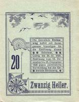 (№1920) Банкнота Австрия 1920 год "20 Heller"