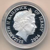 () Монета Остров Джерси 2006 год 5 фунтов ""   UNC