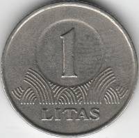 () Монета Литва 2000 год   ""   Серебрение  VF