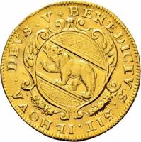 (№1679km49 (Торговля Чекана)) Монета Швейцария 1679 год 2 Ducat (Торговля Чекана)