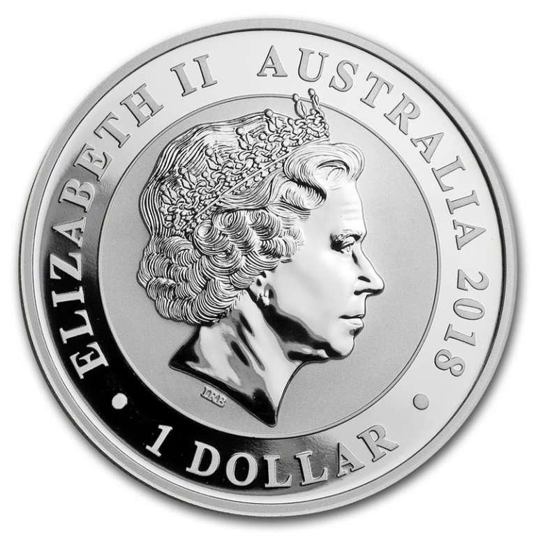 (2018) Монета Австралия 2018 год 1 доллар &quot;Райская птица&quot;  Серебро Ag 999  PROOF
