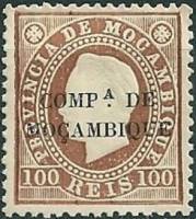 (№1892-7) Марка Мозамбик 1892 год "Король Луиш I", Гашеная