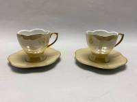 Набор чайная пара 2 шт керамика перламутр Лефард