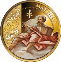 (№2012) Монета Фиджи 2012 год 1 Dollar (Матфея Апостола)