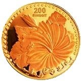(№2000km123) Монета Малайзия 2000 год 200 Ringgit (Олени мыши)