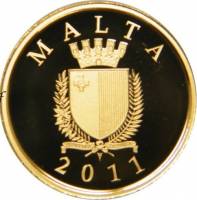 (№2011km143) Монета Мальта 2011 год 50 Euro (Финикийцы на Мальте)
