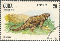 (1982-053) Марка Куба "Кубинская игуана"    Рептилии III Θ