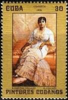 (1976-060) Марка Куба "Э. Кальясо"    Музей в Гаване I Θ