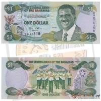  Банкнота Багамские острова Багамы 2001 год      UNC