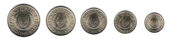 () Монета Кипр 1998 год &quot;&quot;   UNC