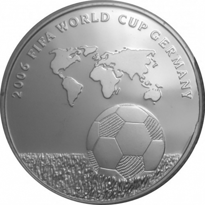(2004) Монета Израиль 2004 год 2 новых шекеля &quot;ЧМ по футболу Германия 2006&quot;   PROOF
