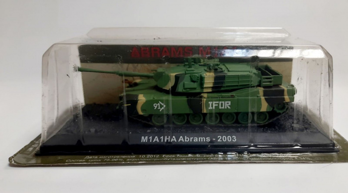 &quot;Танки мира&quot;, модель M1A1HA Abrams - 2003 (в коробке-блистере)