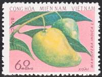 (1976-006) Марка Вьетконг "Манго"    Фрукты III Θ