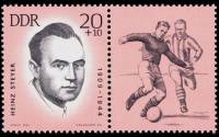(1963-027) Марка + купон Германия (ГДР) "Хайнц Штейер"    Анти-фашисты II Θ