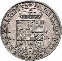 (№1727km10.1 (anhalt-be)) Монета Германия (Германская Империя) 1727 год 2/3 Thaler